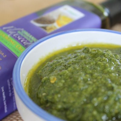 Basil Hemp Flax Oil Pesto